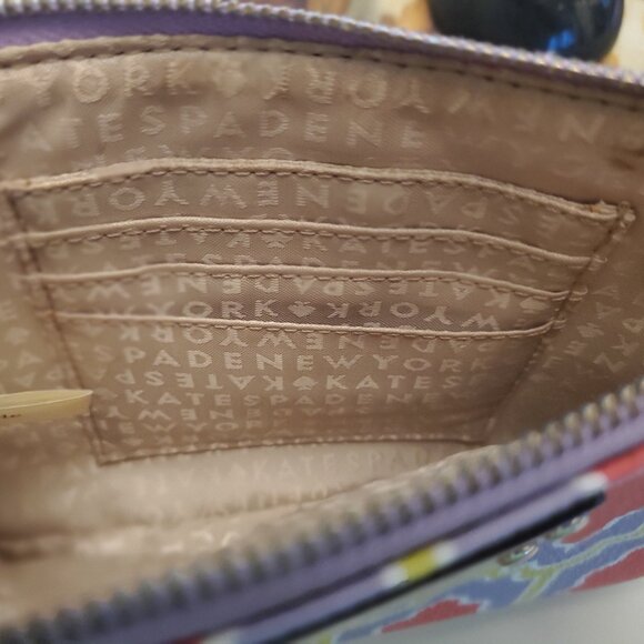 Kate Spade New York Linet Cabana Tile Wristlet/Purse - Picture 6 of 8